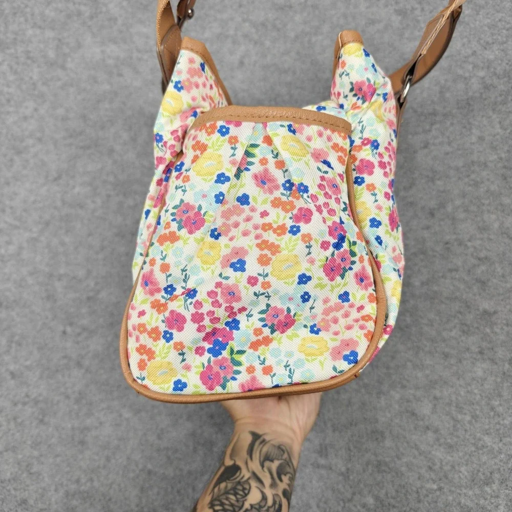 Lily Bloom Satchel Bag Womens Medium Multicolor Floral Landon Karma Bloom New